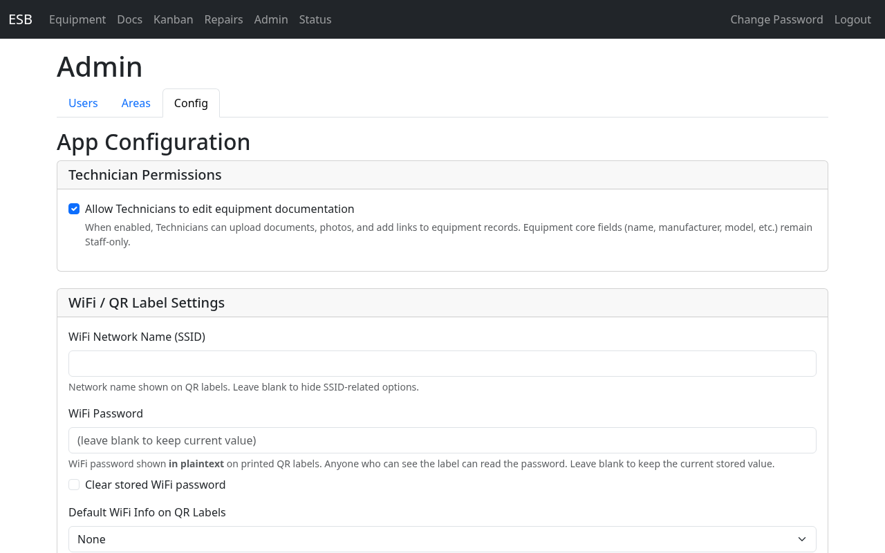 App Configuration
